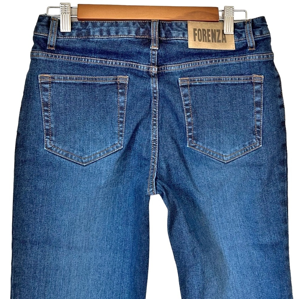 Forenza High Waisted Bootcut Jeans Style 11-9157-6 Women’s SZ 8 in Dark Wash - Picture 4 of 6